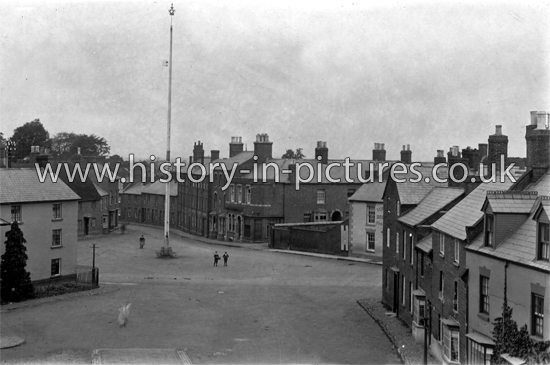 The Market Place, Long Buckby, Northamptonshire. 7th Julu 1915.
